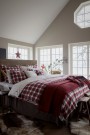 Checked Cotton Flannel Bed Set - 140x220, 50x70 thumbnail