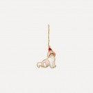 UND Håndlaget Ornament, Nissehund - Rosa thumbnail