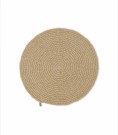 Round Recycled Paper Straw Placemat - 38cm thumbnail