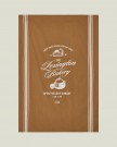 Lexington Kjøkkenhåndkle i Økologisk Bomull m/Bakery Print - Fudge/Hvit, 50x70cm thumbnail