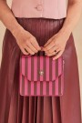 PIP Frances Cross Body Bag Small Stripe Pink thumbnail