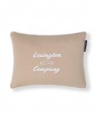 Lexington Logopute i Økologisk Bomull 40x30cm - Beige/Hvit thumbnail