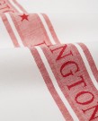 Icons Cotton Jacquard Star Kitchen Towel - White/Red 50x70cm thumbnail