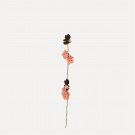 Ullfilt Stilk m/blomster i klaser, Gammelrosa thumbnail