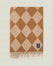 Lexington Argyle Pledd i Resirkulert Ull - Fudge/Hvit, 130x170cm thumbnail
