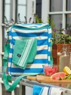 Striped Recycled Cotton Canvas Cooler Bag thumbnail