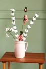 Ullfilt Stilk m/blomster i klaser, Gammelrosa thumbnail