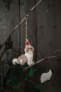 UND Håndlaget Ornament, Nissehund - Rosa thumbnail