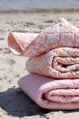 Aix Quilt m/blomster - Rosa thumbnail