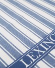 Icons stripet kjøkkenhåndkle m/vaffelstruktur, bomullstwill - Blå/Hvit thumbnail