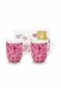 PIP Krus Set/2 Jolie Flowers Rosa 145ml thumbnail