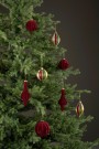 Velour Julekule 19cm 4pk thumbnail