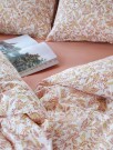 Barbro Krepp Sengesett, Varm Rosa 140x220cm thumbnail