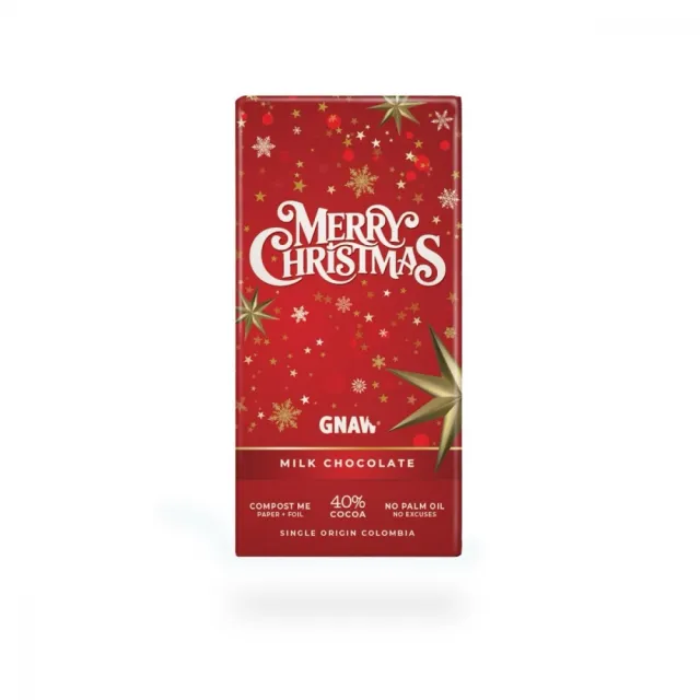 GNAW Merry Christmas Milk Chocolate 80g