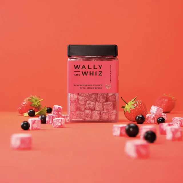 Wally and Whiz Vingummi - Blackcurrant With Strawberry, 240g