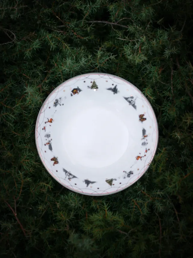 Wik & Walsøe Julemorgen Story Tallerken 25cm, 2pk