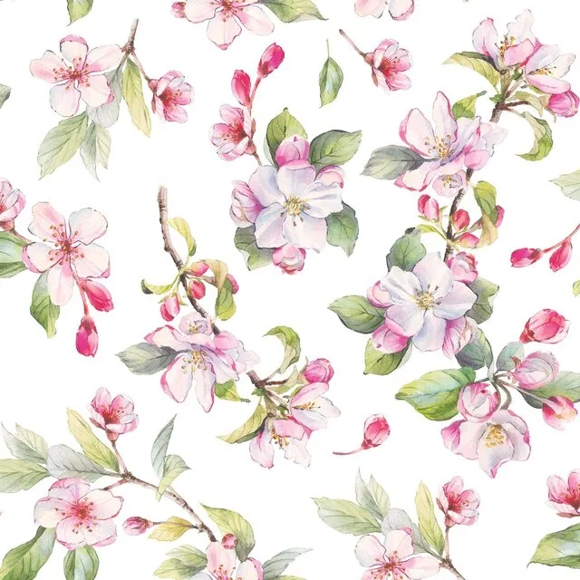 Spring Blossom - Kaffe 25x25cm, 20stk