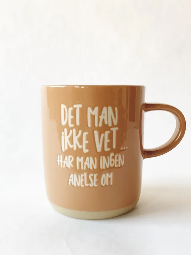 Krus H 9,5 Cm “Det Man Ikke Vet”