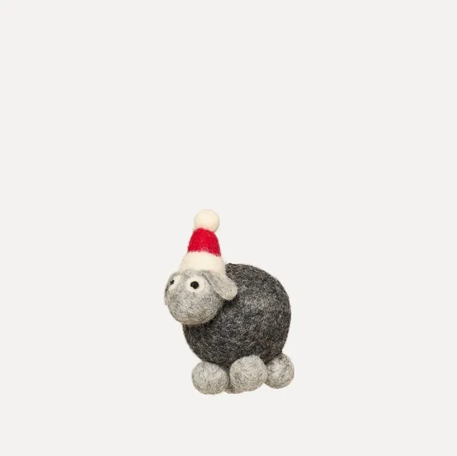 UND Ullfilt Julelam - Grå