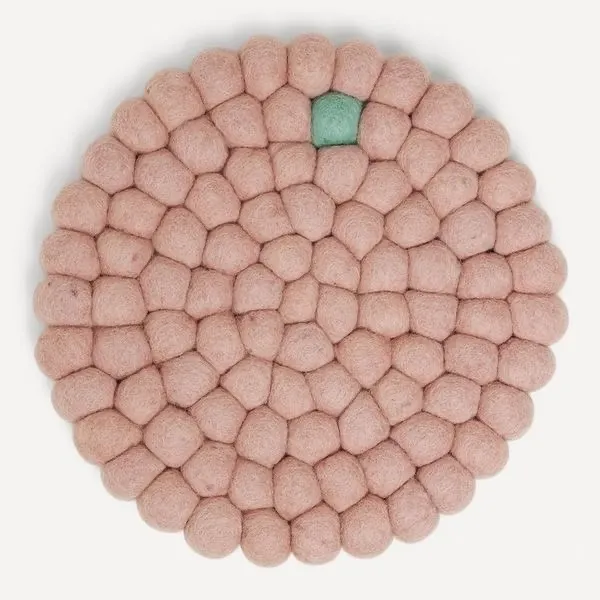 Wooldot Coaster D:20cm Lavender/Light Mint