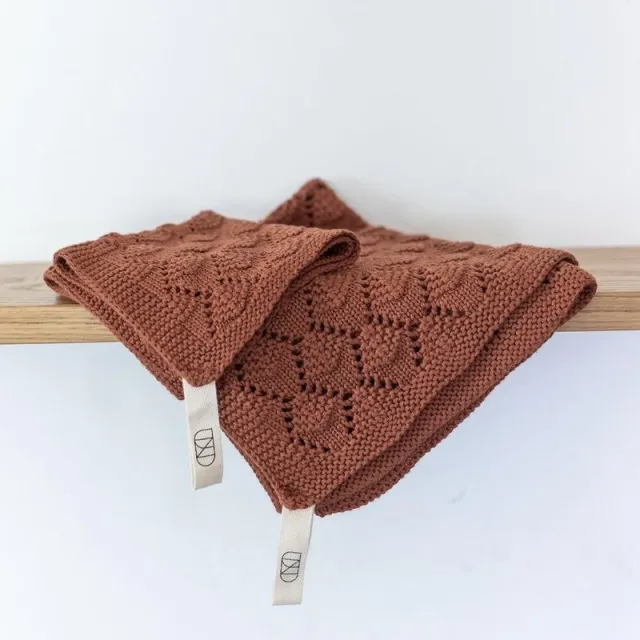 Hazelnut Washcloth 25x25cm Curry