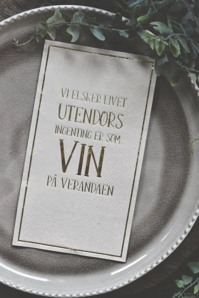 Trend Serviett - Vin på Verandaen, 20pk