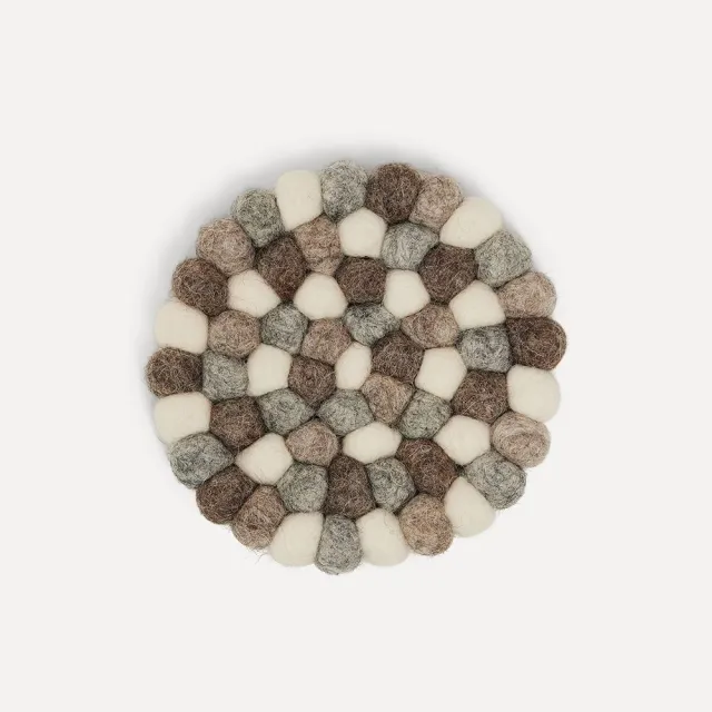 Wooldot Coaster Mini D:10cm Gråstein/Pebbles