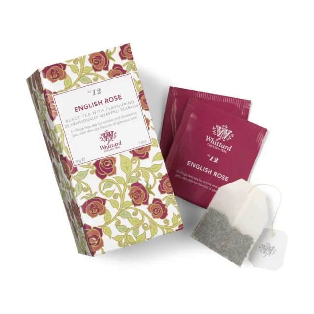 Whittard English Rose, 25 Teposer