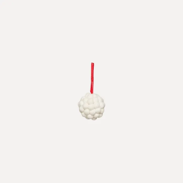 UND Ullfilt Snøball - Hvit