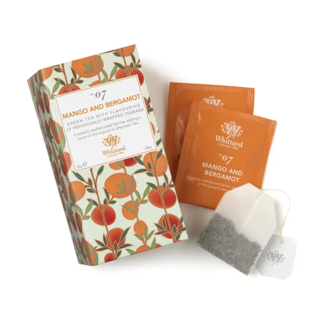 Whittard Mango & Bergamot, 25 Teposer