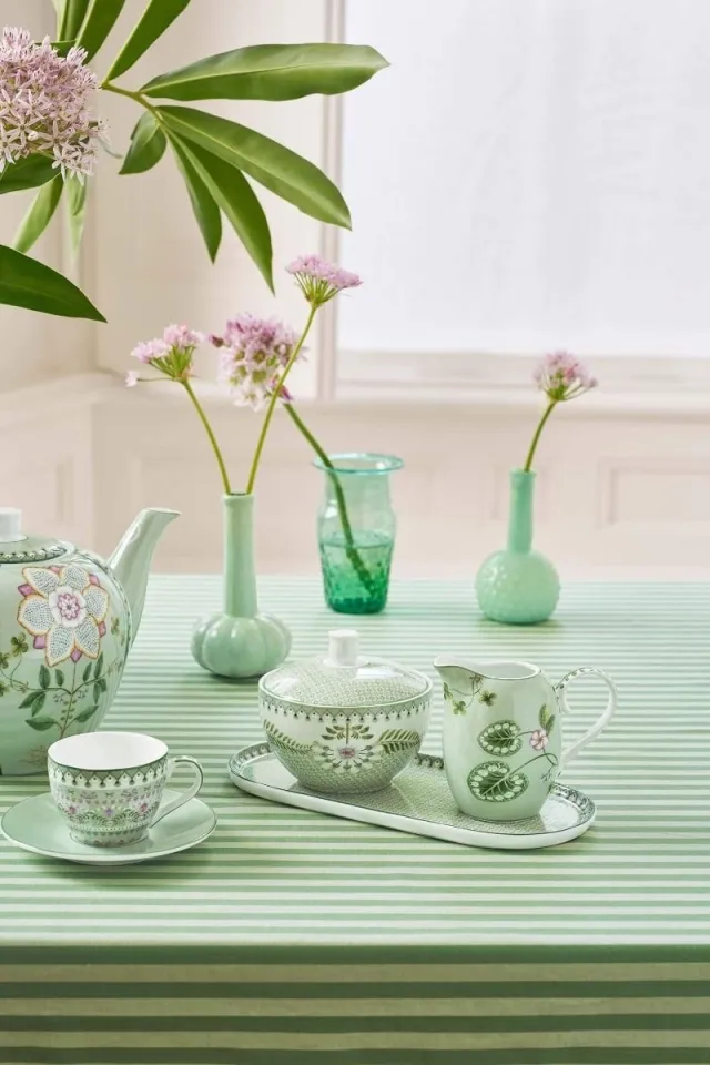 PIP Lily & Lotus Sukkerskål 300ml - Grønn