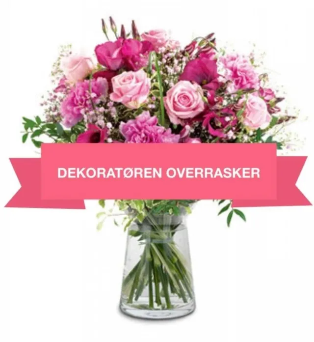 Bukett Dekoratøren overrasker